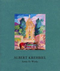 Picture of book of Albert Krehbiel's Santa Fe works