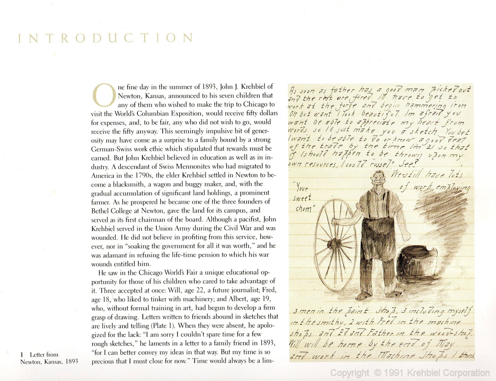 Page 1 of Krehbiel - Life and Works of an American Artist