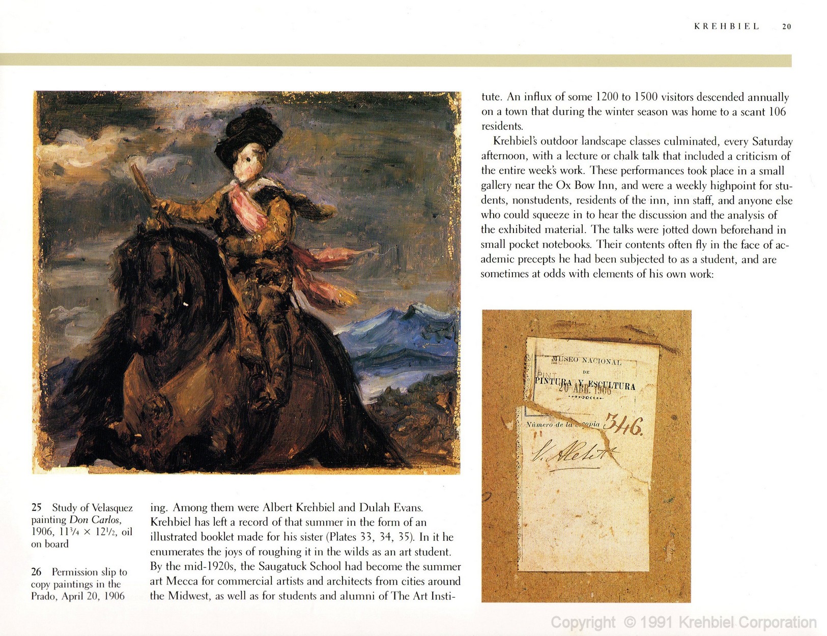 Page 20 of Krehbiel - Life and Works of an American Artist