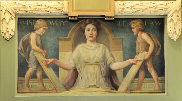 Albert H. Krehbiel Wall Mural at the Illinois Supreme Court