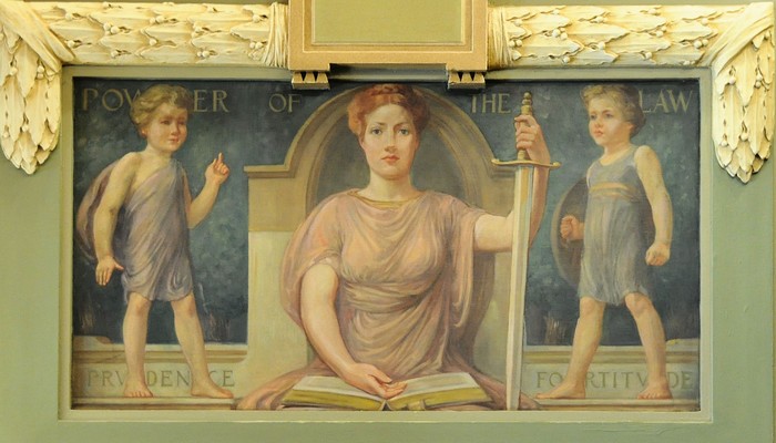 Albert H. Krehbiel Wall Mural at the Illinois Supreme Court