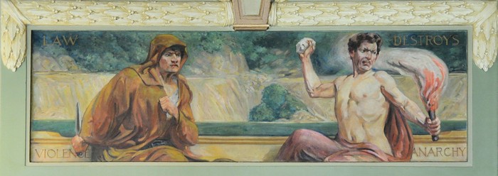 Albert H. Krehbiel Wall Mural at the Illinois Supreme Court